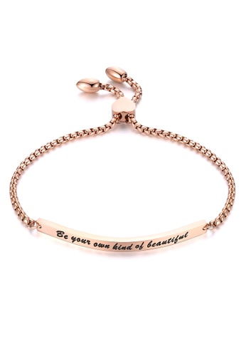 Air Jewellery gold Luxurious 2 Strap Of  Bracelet In Rose Gold B8C9EACC520BFFGS_1
