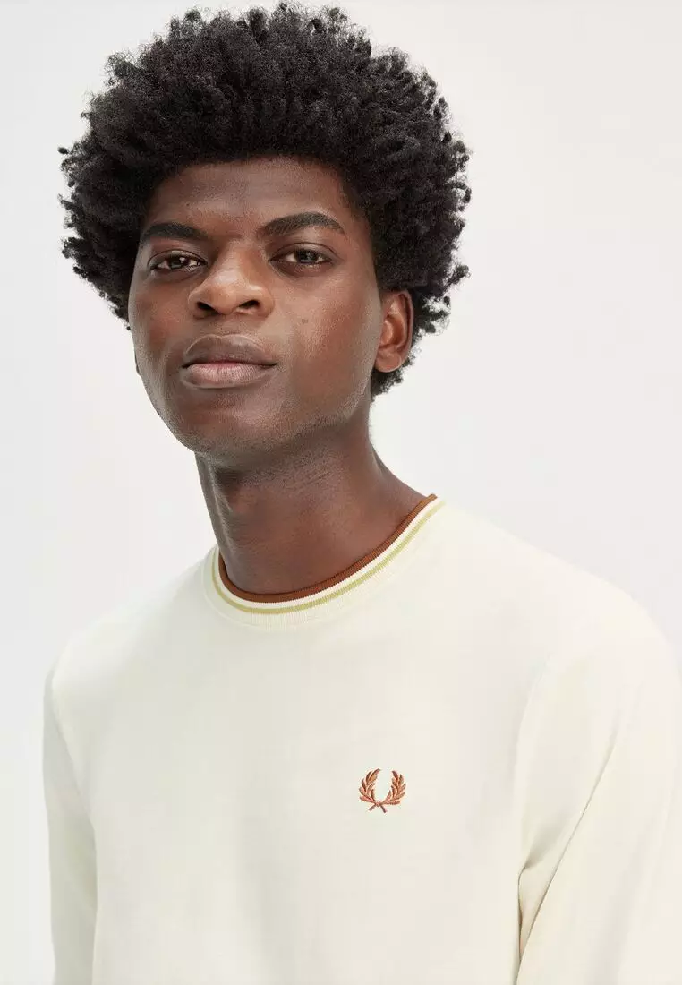 Buy Fred Perry Fred Perry M9602 Twin Tipped Long Sleeve T