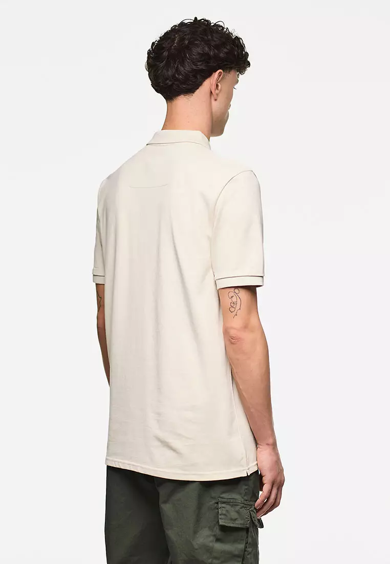 MENS CALCIUM CANEIROS BADGE POLO