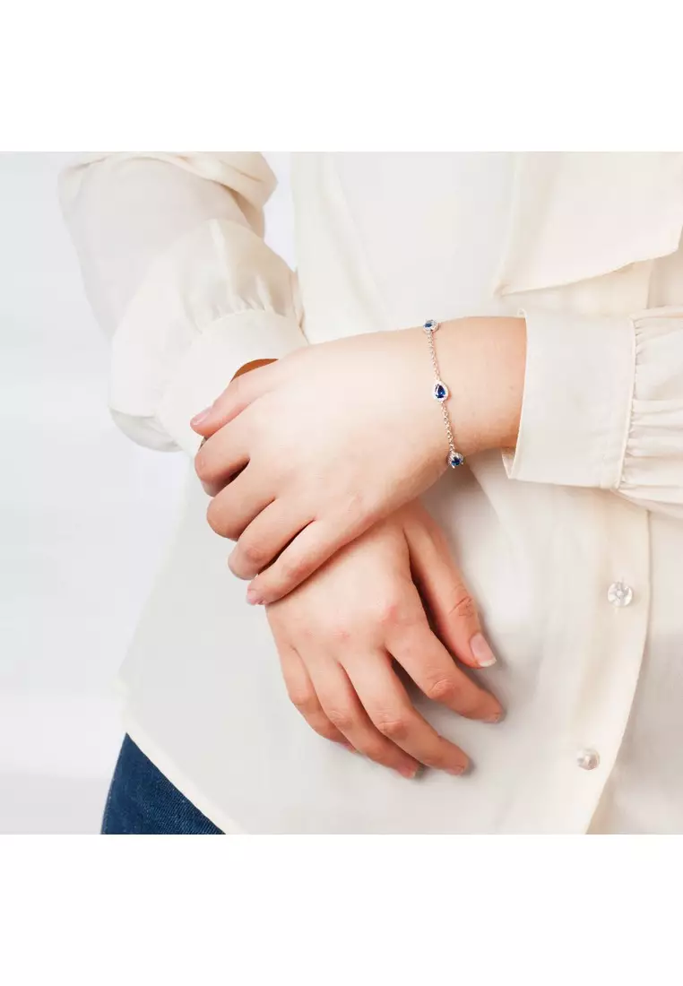 Tesori 系列 925鈍銀手鍊 SAIW11