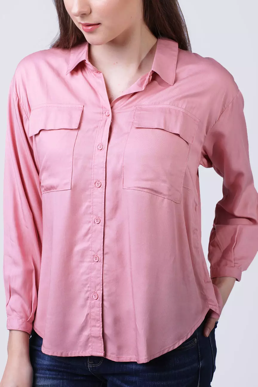 Kemeja Wanita Margo Pink