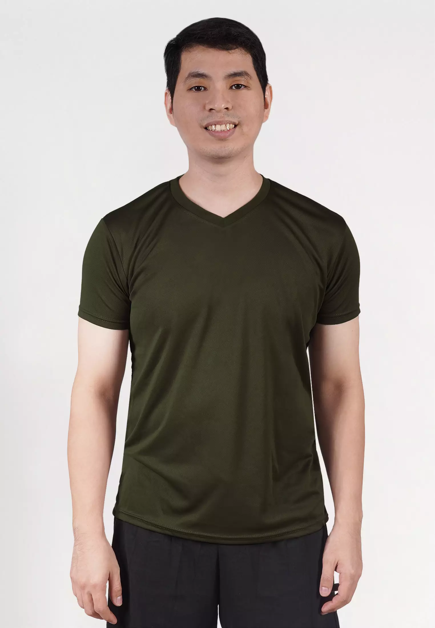 Army green store dri fit shirt