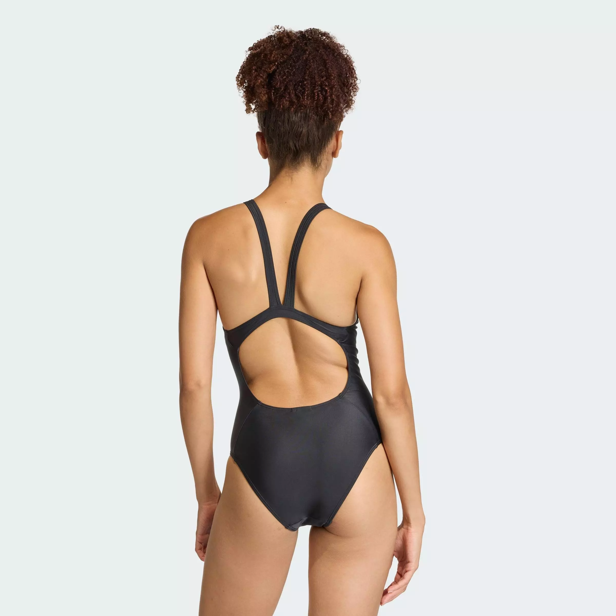 Swimming PADDED V-BACK SWIMSUIT Women Black KD5353