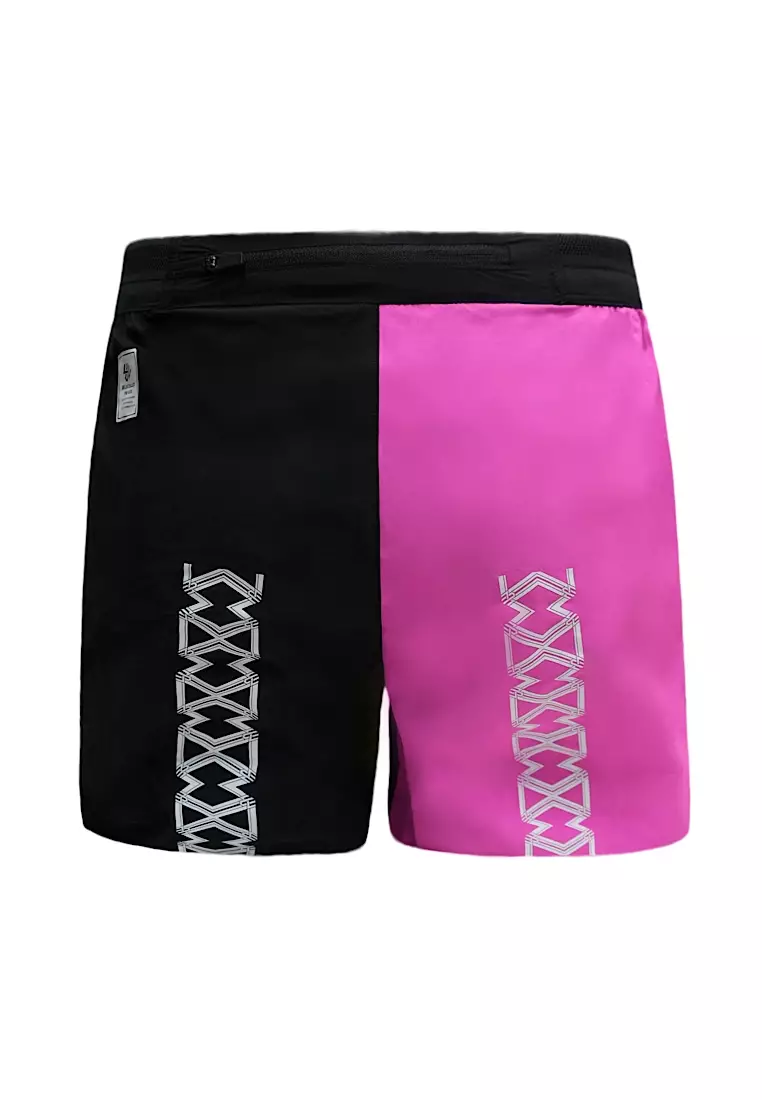 Lawngreen w/ Deep Pink Women's Race Shorts - Inner Tights