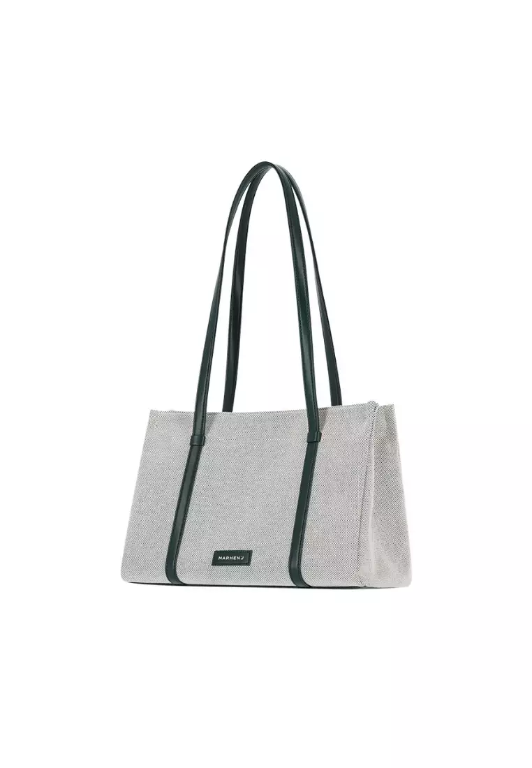 Mina Bag [Canvas, Apple Leather]