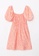 LC WAIKIKI pink Balloon Sleeve Women's Dress CE38EAAC44D773GS_7