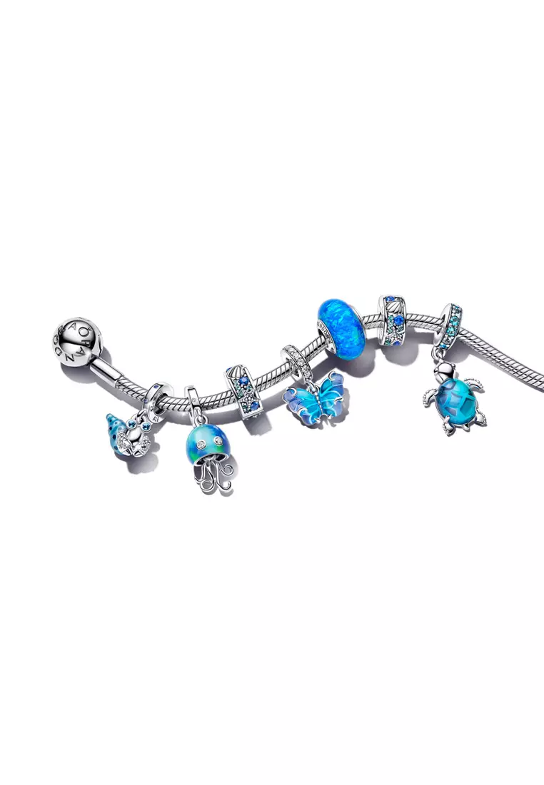 Pandora Opalescent Ocean Deep Blue Charm