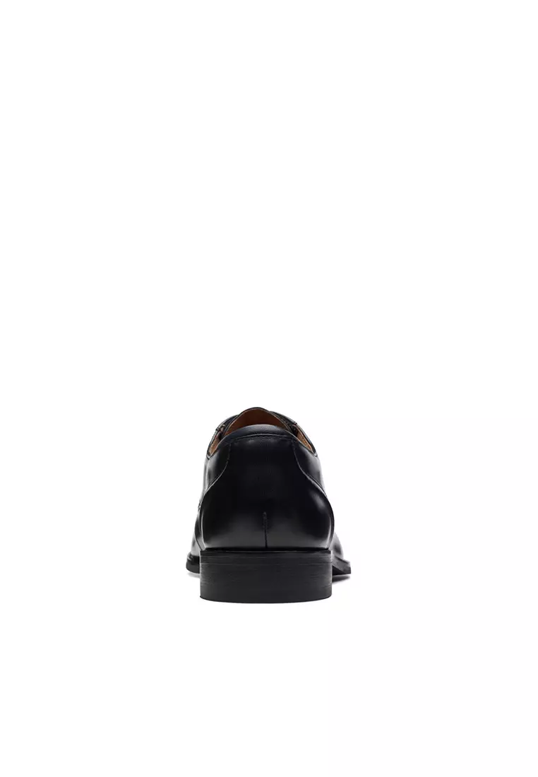 Mens CraftArlo Lace Derby Shoes Black Leather - Wide Feet