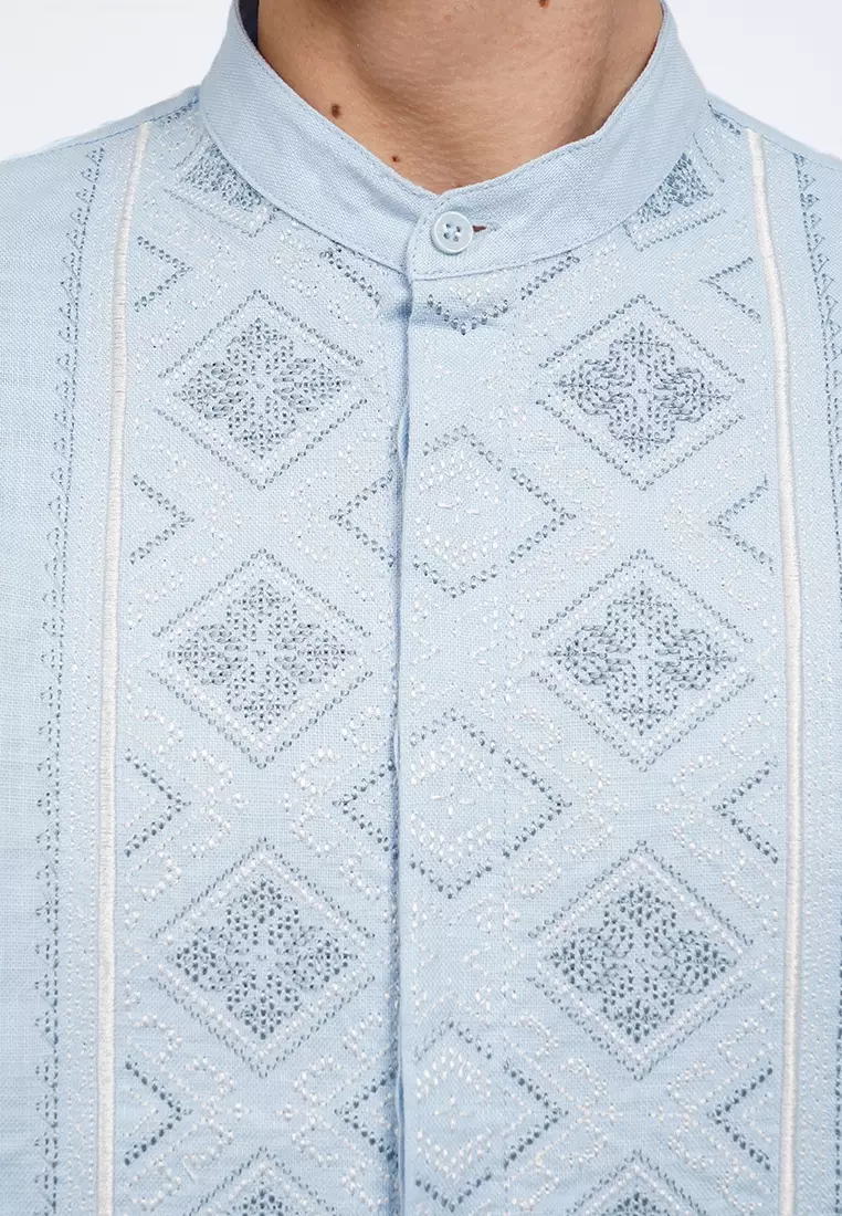 Embroidered Long Sleeve Koko Shirt