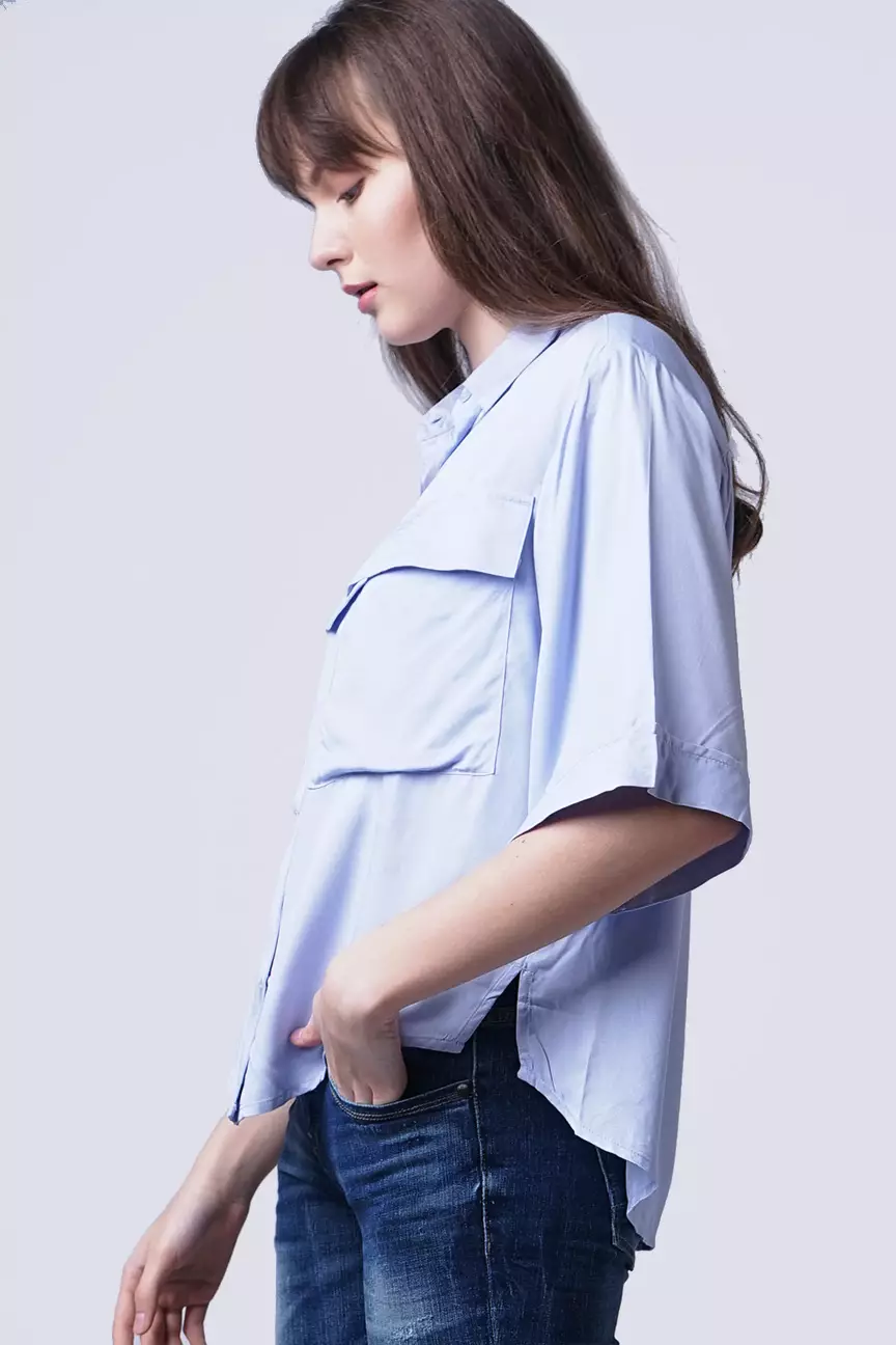 Kemeja Wanita Jole Lilac