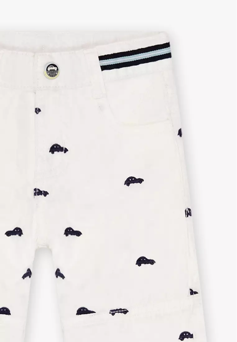 White twill shorts best sale