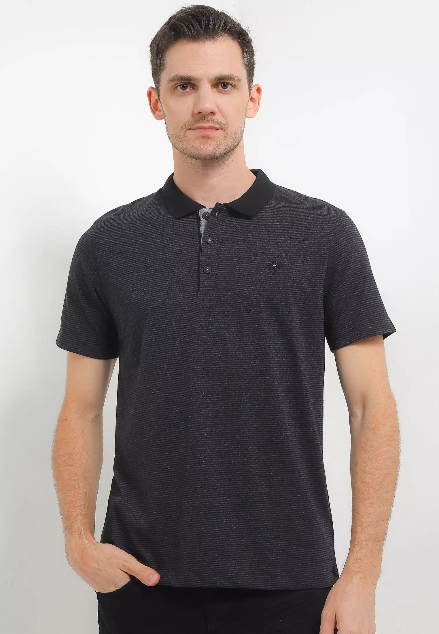 Cressida Kaos Regular Fit Polo Shirt L210H - Black