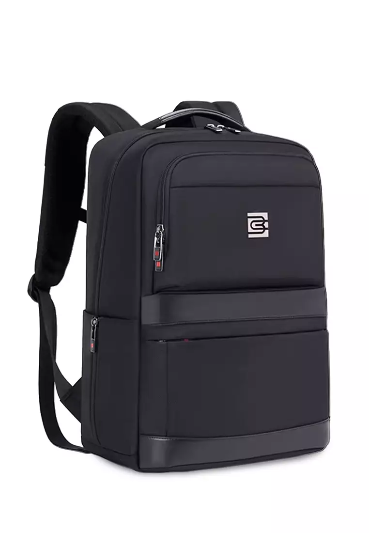 BRUNO CAVALLI Water Resistant 18” Professional Business Backpack with Laptop Compartment
