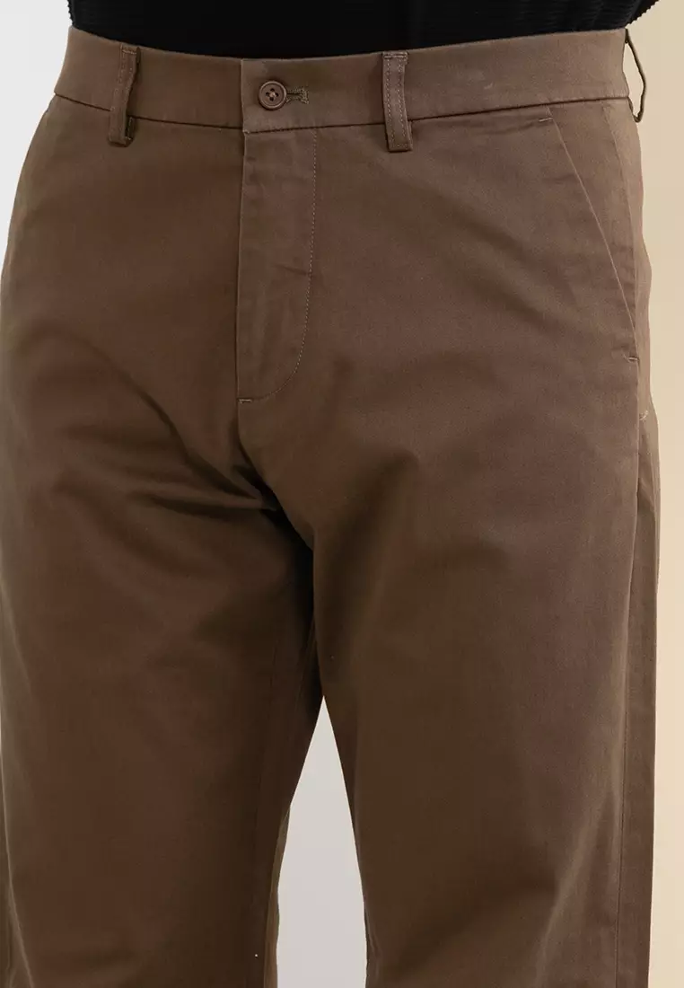 Premium Sateen Straight Chinos