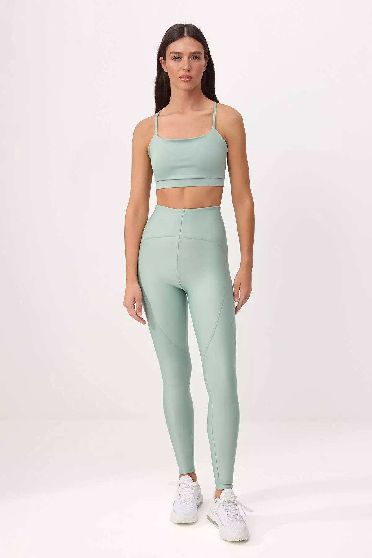 Mint Recovery Full-Length Knitted Sports Leggings Twoss21Ta23