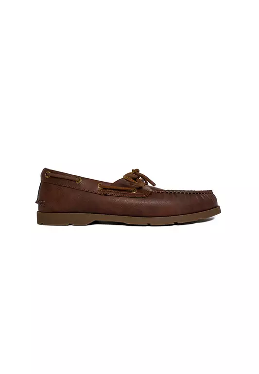 Men's Leeward Boat Shoes Topsider - Dark Brown (25S00031)