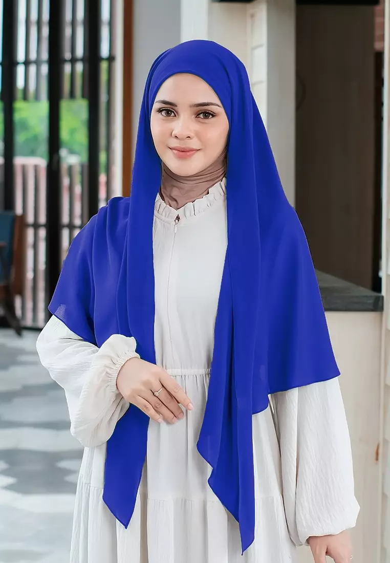 HIJAB INSTAN PAULA - ROYAL BLUE