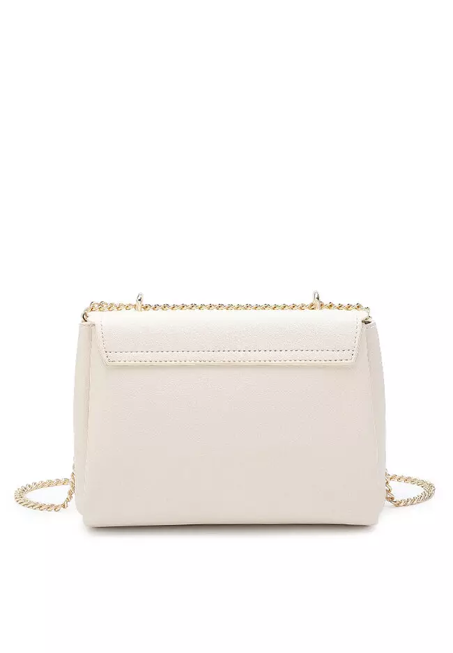 Chain Shoulder Bag / Sling Bag / Crossbody Bag - White