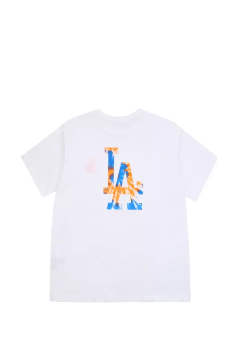 MLB NY Yankees Watercolor Monogram NY Cropped Tee