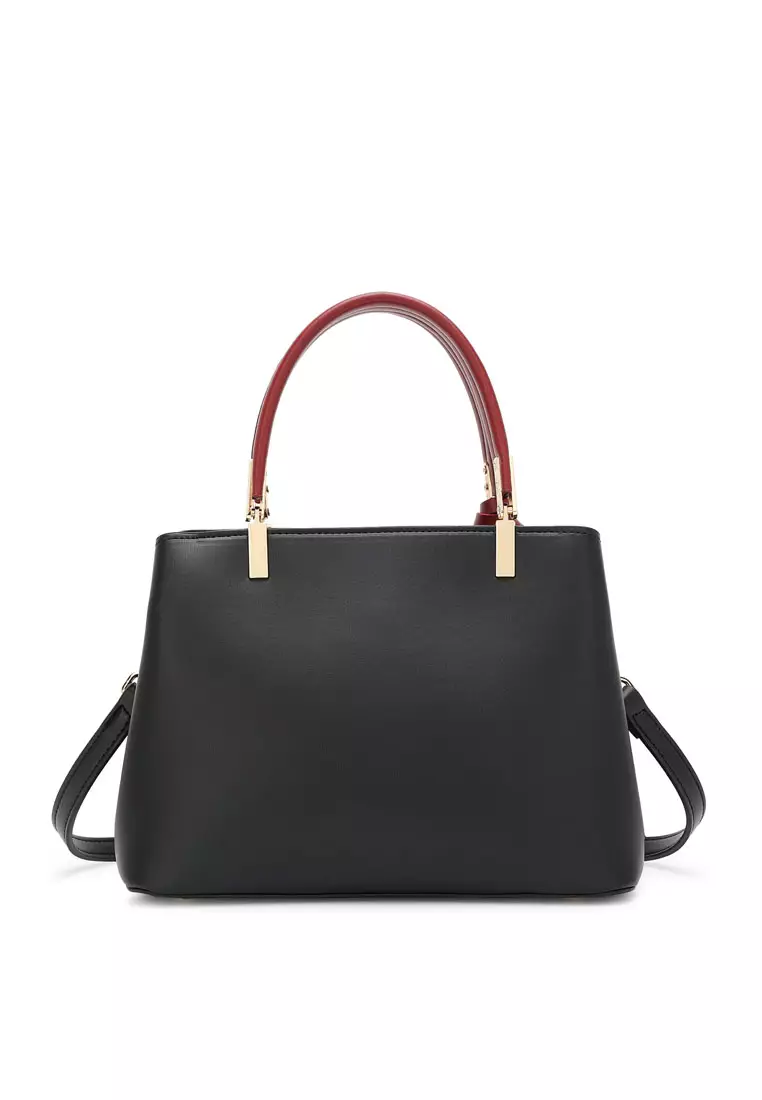 Women's Top Handle Bag / Sling Bag / Crossbody Bag (手拿袋 / 斜孭袋) - 黑色