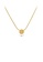 Glamorousky silver Fashion Chinese Style Plated Gold 316L Stainless Steel Double Happiness Blessing Geometric Round Pendant with Necklace 76913AC6F3FB73GS_2