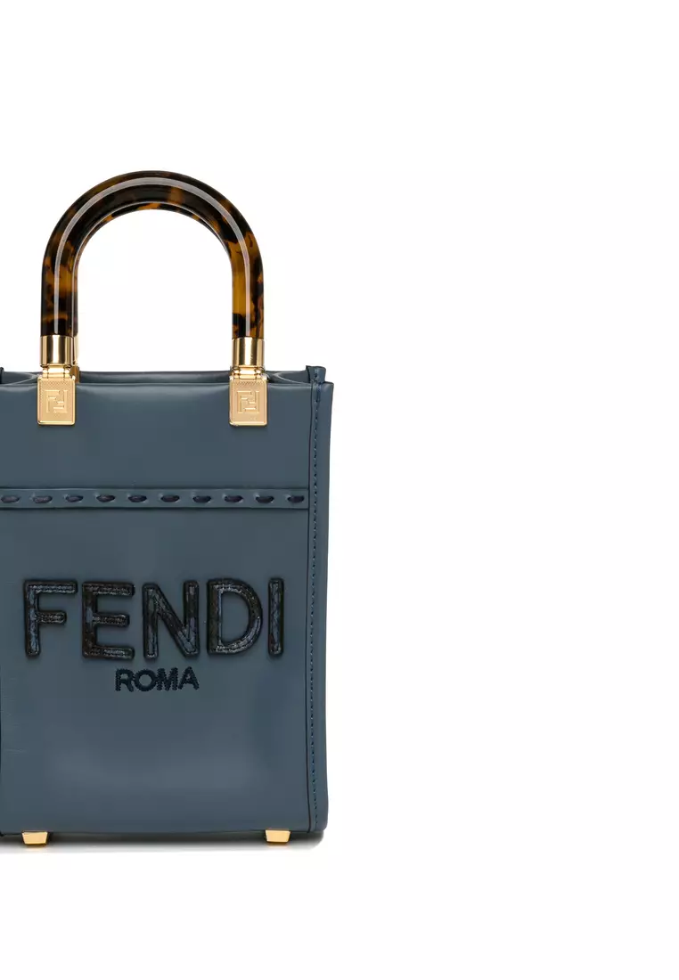 FENDI: By The Way bag in smooth leather - Dove Grey | Fendi mini bag  8BS067ABVL online at