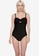Old Navy black Keyhole Tie Front One-Piece Swimsuit 9D5A7US2B47972GS_1