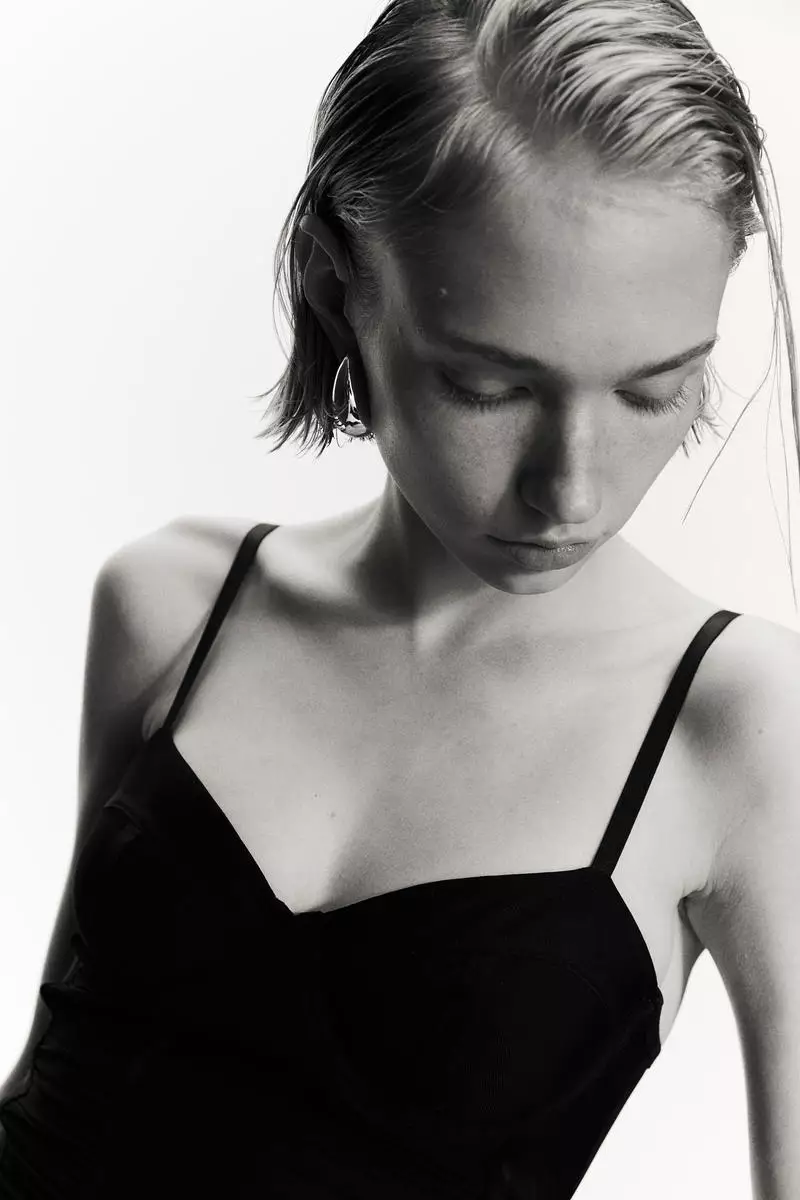 H&M Mesh bustier top