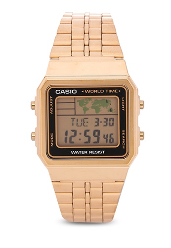 Shop Casio Square Digital Watch A500wga 1df Online On Zalora