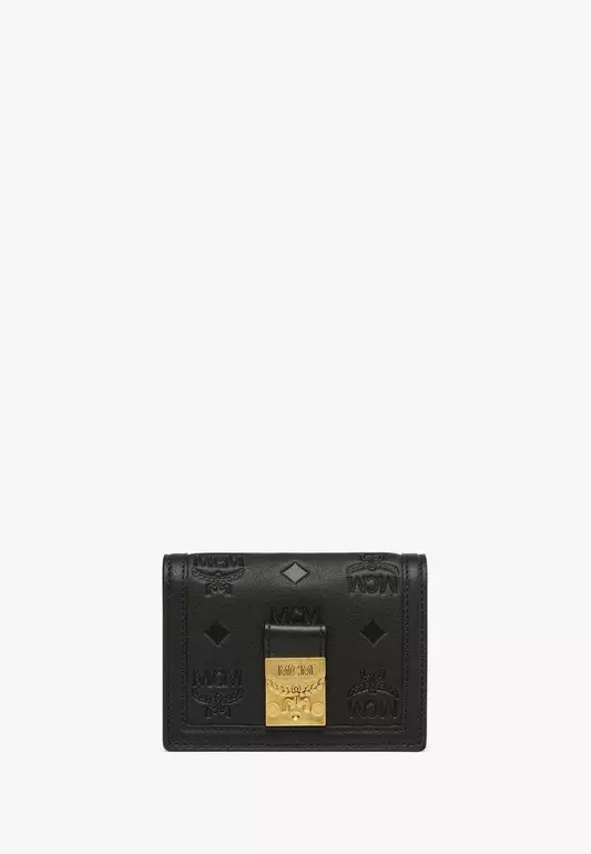 Tracy Wallet in Embossed Monogram Leather