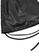 DRUM black Faux Leather Drawstring Mini skirt- Black C7D05AA28A589DGS_3
