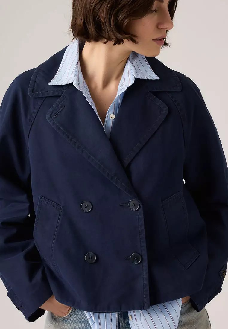 Levi's® Women's Bree Cropped Swing Trench Jacket (005AO-0003)