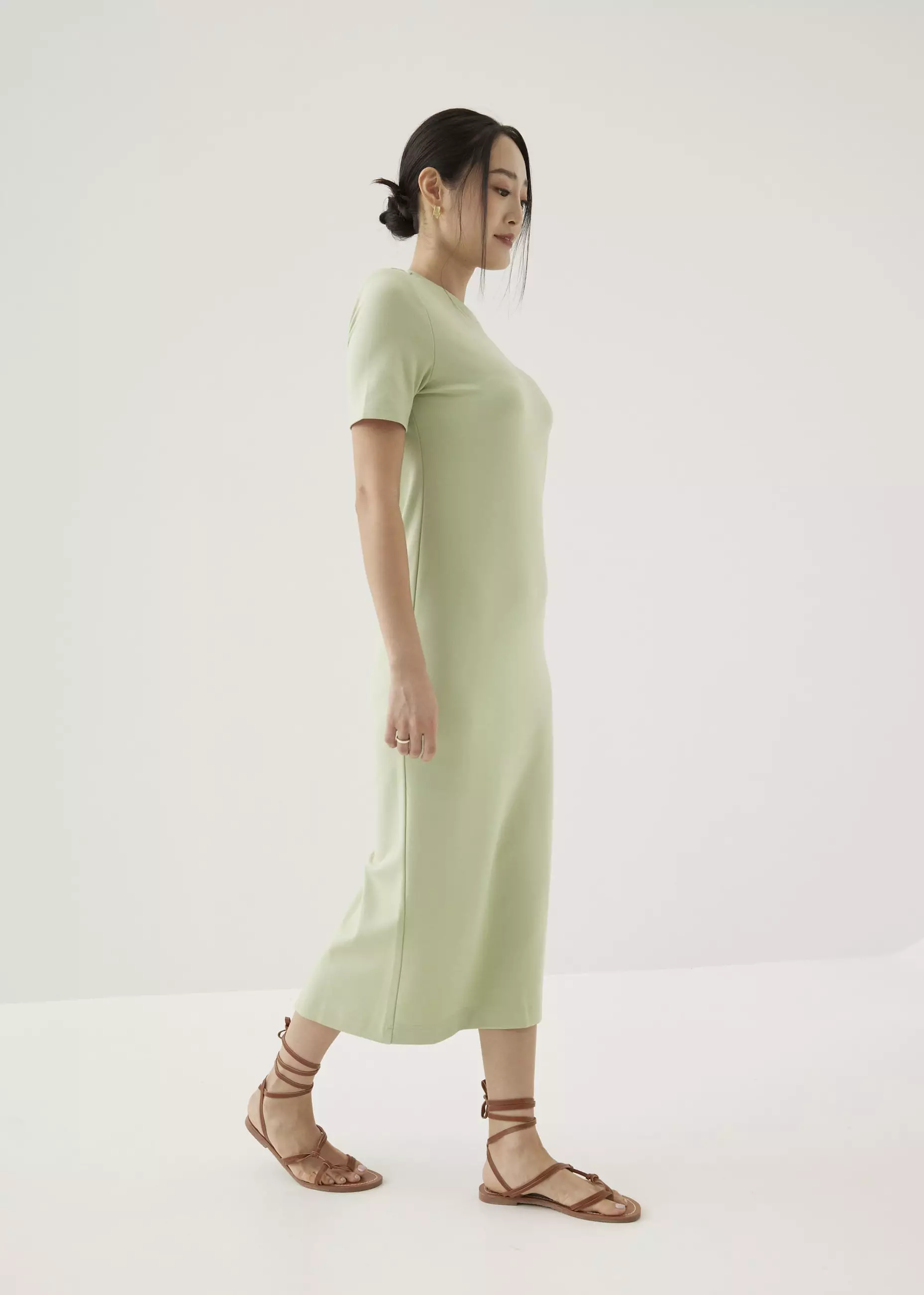 Dress Wanita - Tasmin Rayon Midaxi Shirt Dress