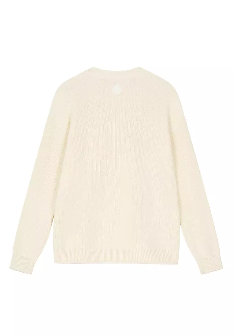 MEN'S PALLADIUM LOGO WAFFLE PATTERN SWEATER