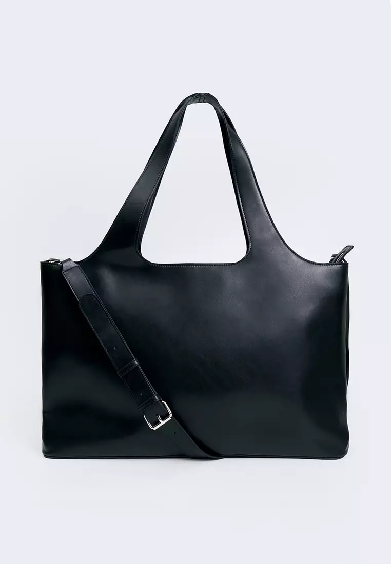 Pu  Customizable Work Bag with Zip Closure