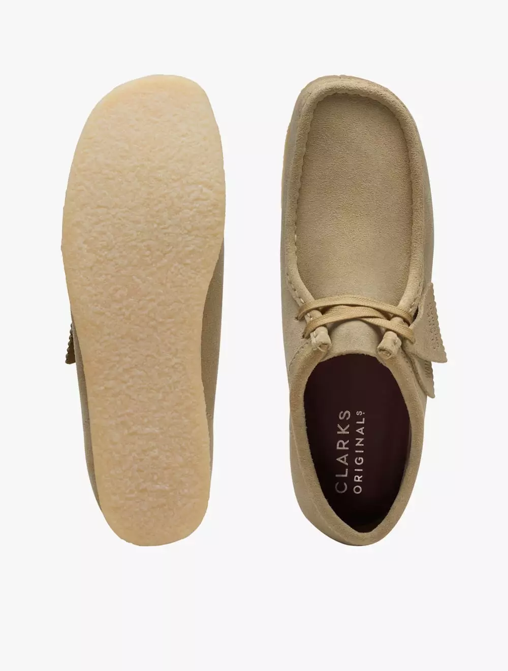 Clarks Wallabee Men's Sneakers- Maple Suede - Maple