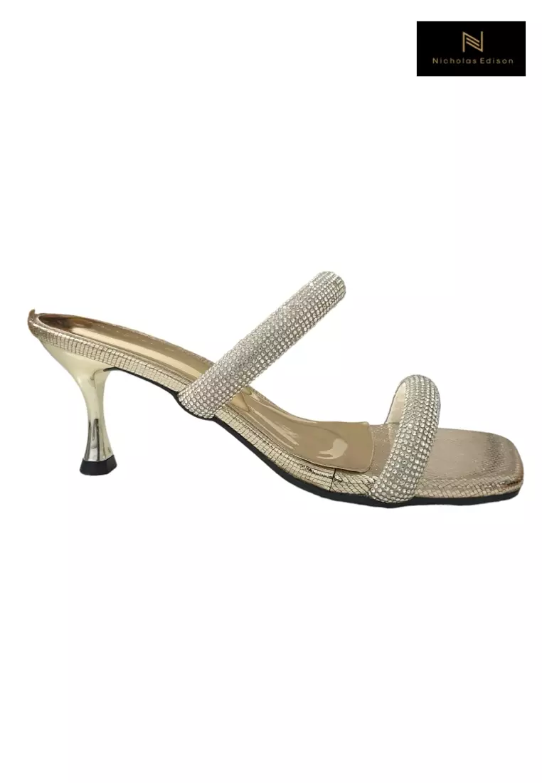 Nicholas Edison Heel Drew Light Gold