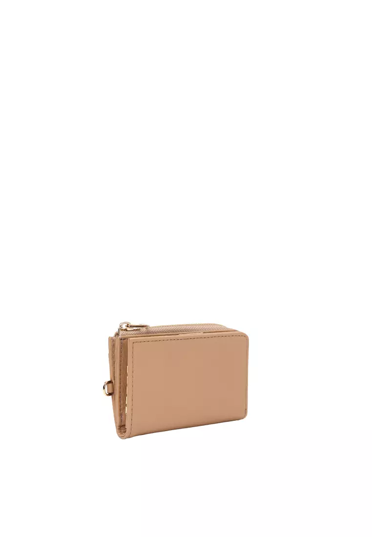 L-Zip Key Case - Biscuit