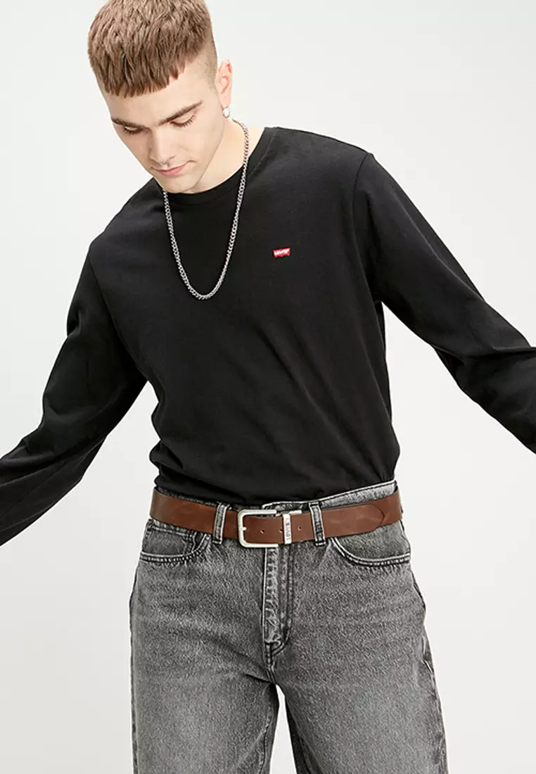 levi's leather belt