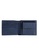 Crudo Leather Craft blue Senz'altro Short Wallet -  Saffiano Blue (Internal Coin Pocket) DAADDACEFE3CCEGS_2