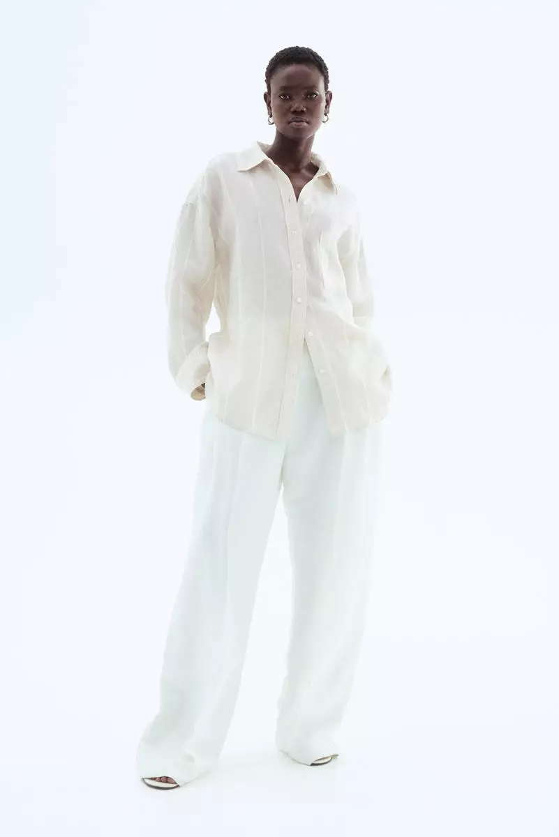 Oversized linen shirt