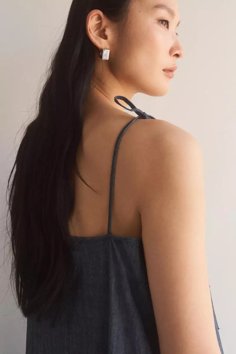 Buy H&M A-line denim dress 2026 Online | ZALORA Philippines