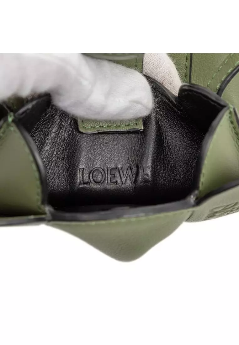 Pre-Loved Loewe Leather Elephant Pocket Crossbody