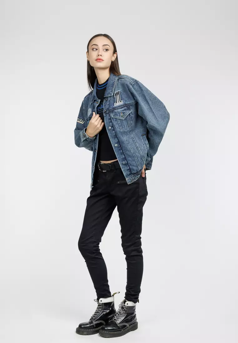 Harley-Davidson Powerslide Oversized Denim Jacket