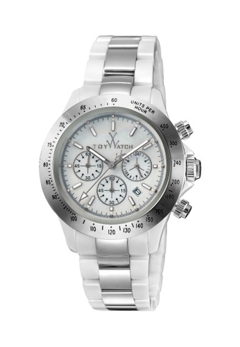 Buy Toywatch Toywatch Ceramic White Chrono Dial Unisex Watch Tychmc06whsl Online Zalora Malaysia