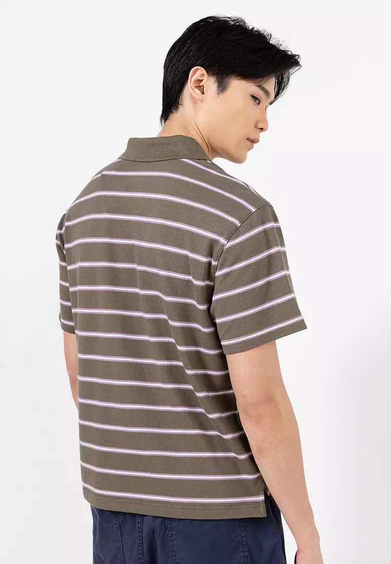 Relaxed Pique Polo Shirt