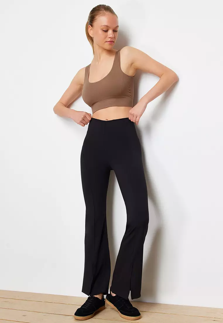 Slit Flare Pants