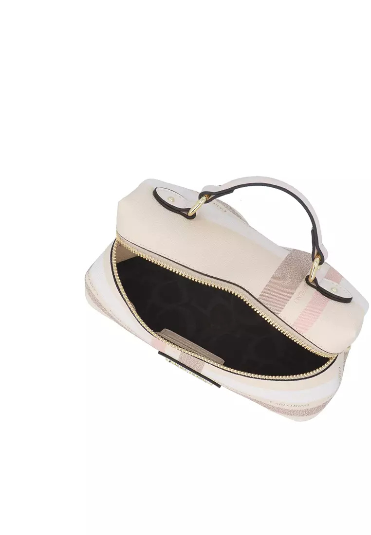Matrix Series Box Bag - Beige