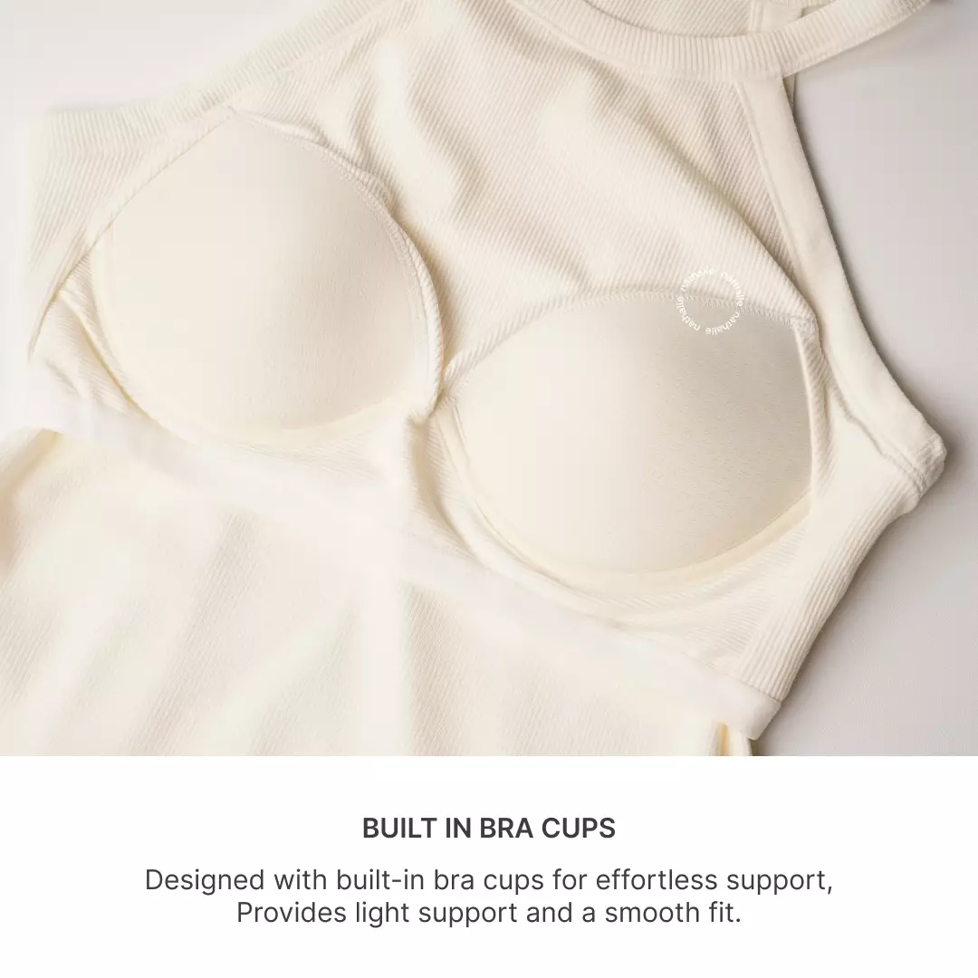 Nathalie Bra Top Halter Neck NTA 3497 - Abu-Abu