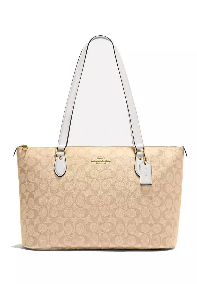 Buy Coach COACH Gallery Tote In Signature Canvas Online ZALORA Malaysia